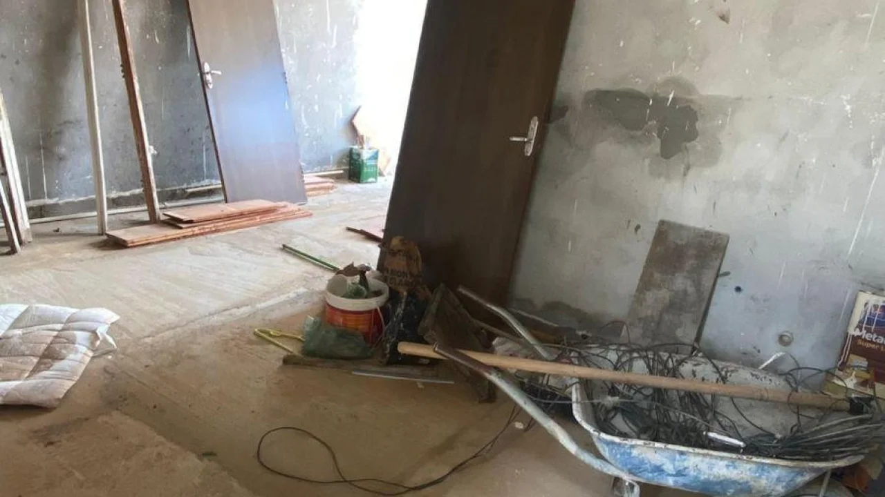 Construção residencial no Bairro Liberdade