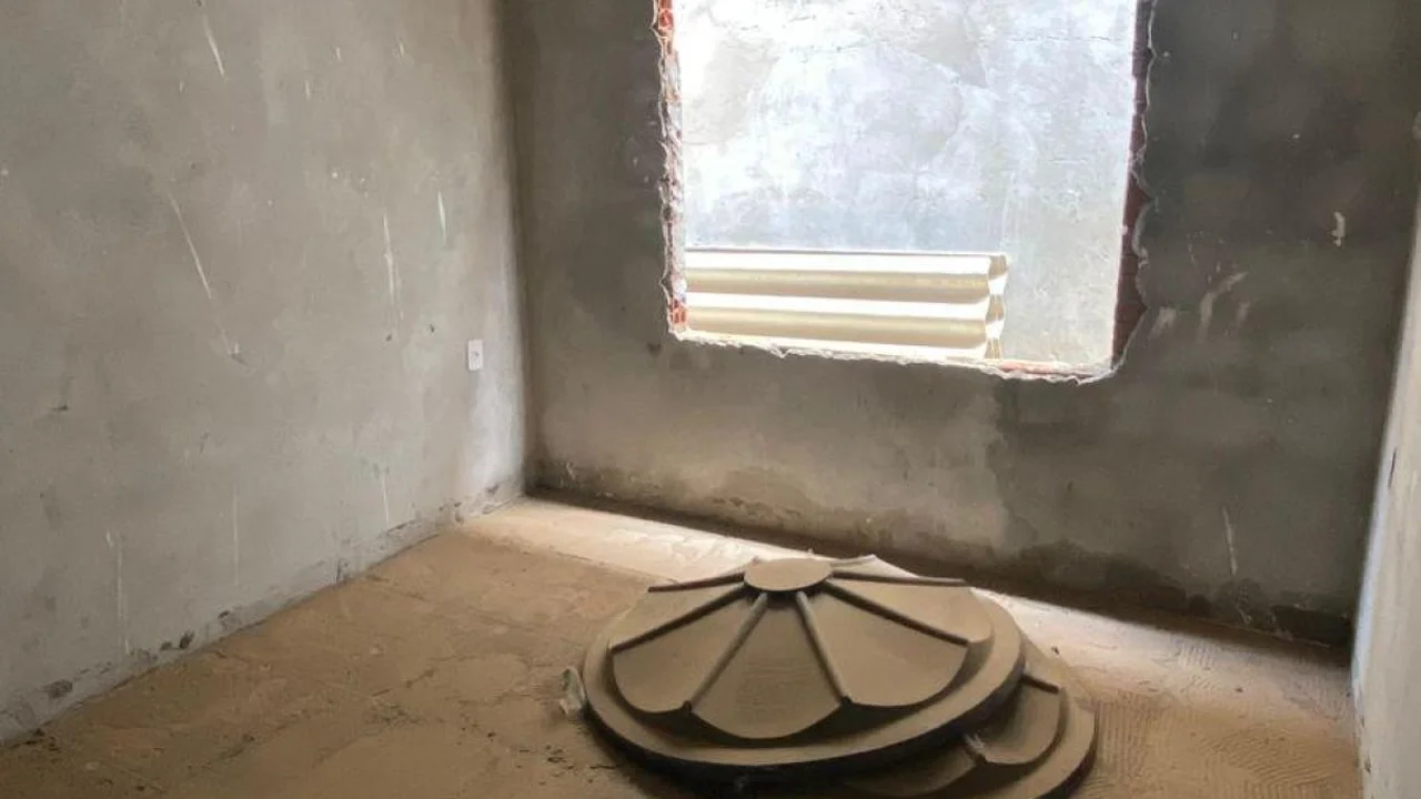 Construção residencial no Bairro Liberdade